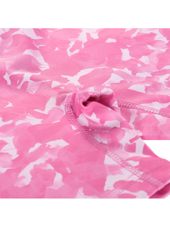 ALPINE PRO Detské krátke rýchloschnúce legíny ALPINE PRO ELO neon pink varianta pb