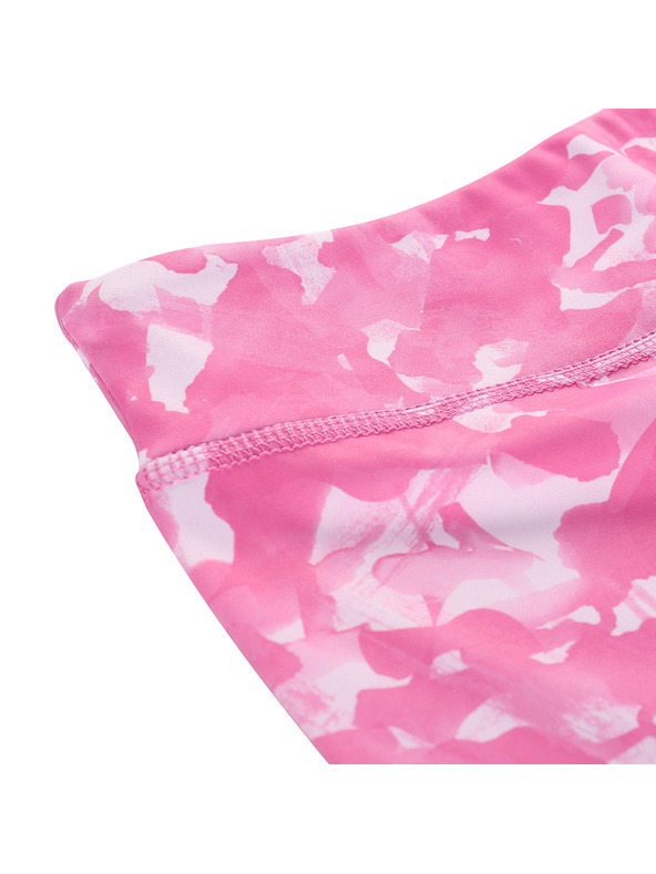 ALPINE PRO Detské krátke rýchloschnúce legíny ALPINE PRO ELO neon pink varianta pb
