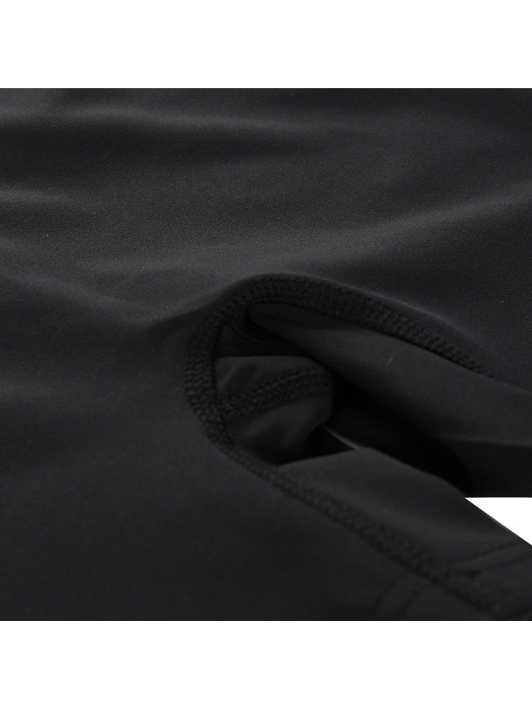 ALPINE PRO Detské krátke rýchloschnúce legíny ALPINE PRO ELO black