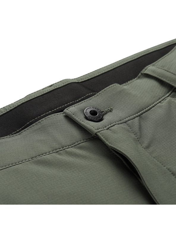 ALPINE PRO Pánske rýchloschnúce nohavice s cool dry ALPINE PRO NESC 2 olivine