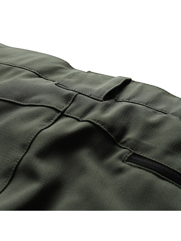 ALPINE PRO Pánske rýchloschnúce nohavice s cool dry ALPINE PRO NESC 2 olivine