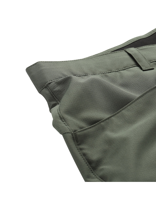 ALPINE PRO Pánske rýchloschnúce nohavice s cool dry ALPINE PRO NESC 2 olivine