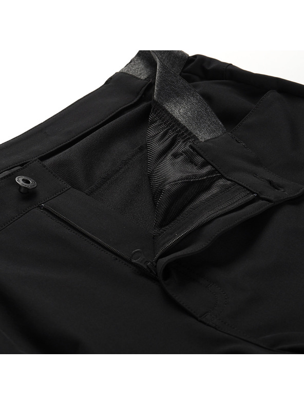 ALPINE PRO Pánske softshellové capri nohavice ALPINE PRO WEDER 2 black