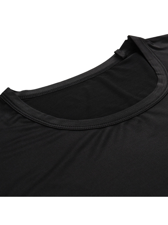 ALPINE PRO Pánske rýchloschnúce tričko s cool dry ALPINE PRO BASIK black
