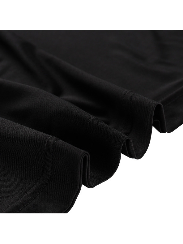 ALPINE PRO Pánske rýchloschnúce tričko s cool dry ALPINE PRO BASIK black