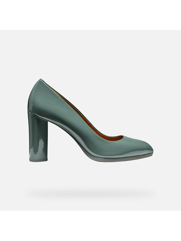 Geox Svetlozelené dámske lodičky Geox Walk Pleasure 90