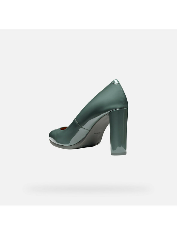 Geox Svetlozelené dámske lodičky Geox Walk Pleasure 90