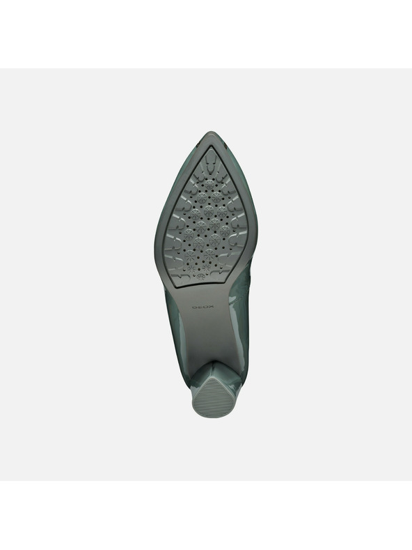 Geox Svetlozelené dámske lodičky Geox Walk Pleasure 90