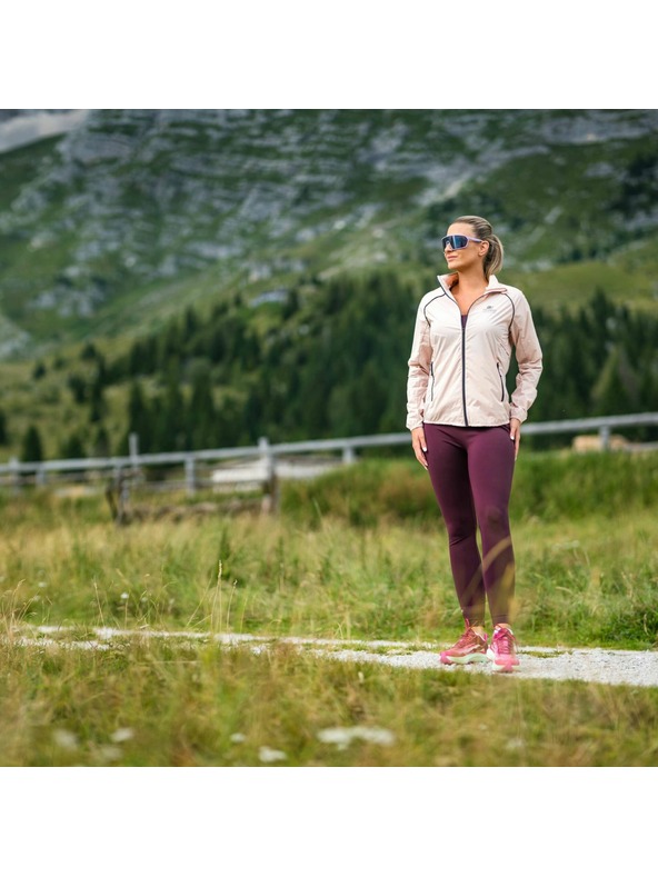 ALPINE PRO Dámska ultľahká bunda s úpravou dwr ALPINE PRO SPINA 2 peach whip