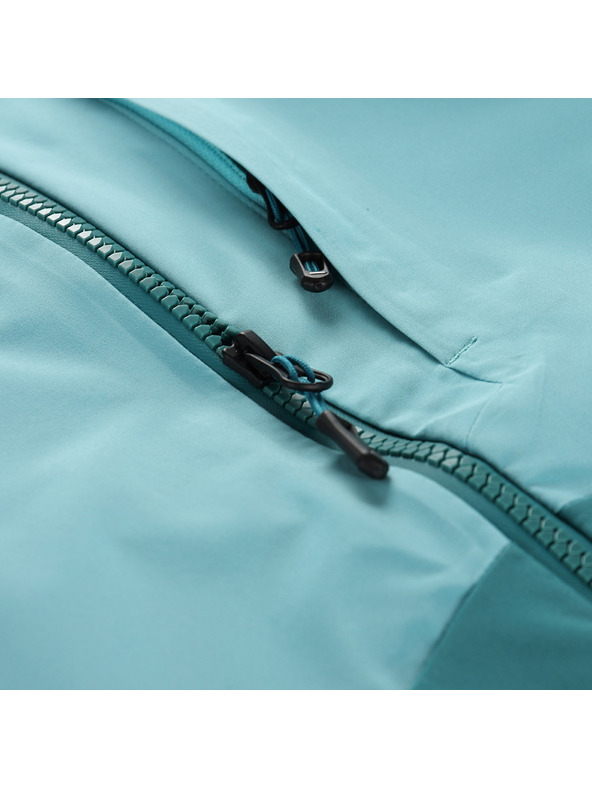 ALPINE PRO Dámska nepremokavá bunda s ptx membránou ALPINE PRO ZARRA aqua sea