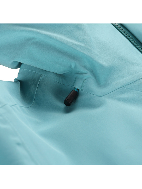 ALPINE PRO Dámska nepremokavá bunda s ptx membránou ALPINE PRO ZARRA aqua sea