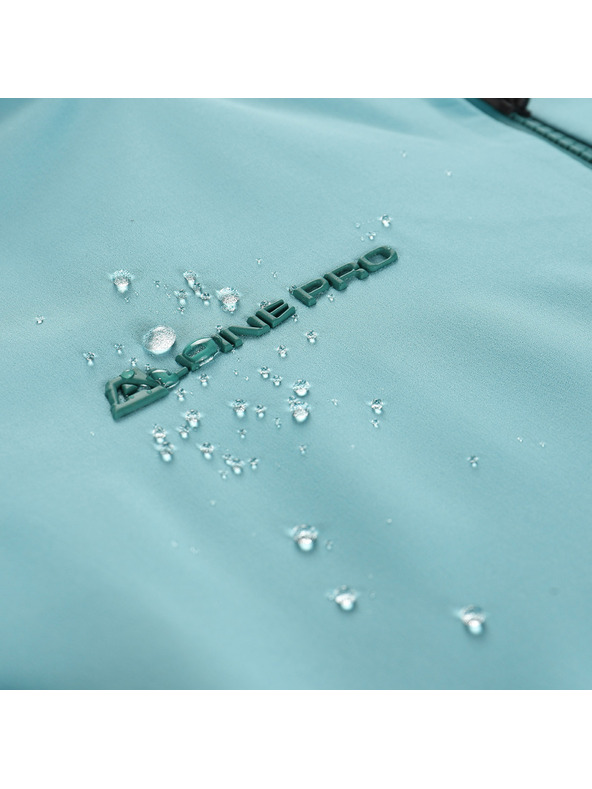 ALPINE PRO Dámska nepremokavá bunda s ptx membránou ALPINE PRO ZARRA aqua sea