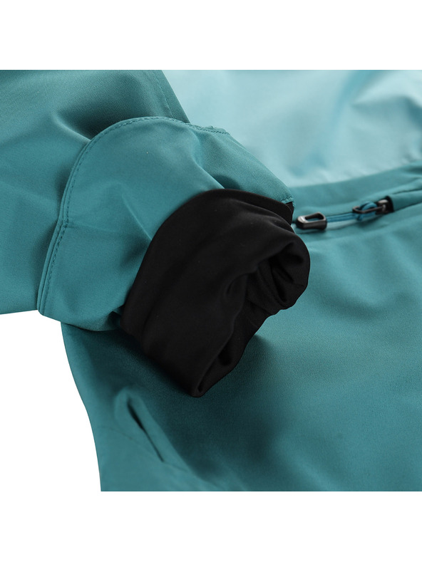 ALPINE PRO Dámska nepremokavá bunda s ptx membránou ALPINE PRO ZARRA aqua sea