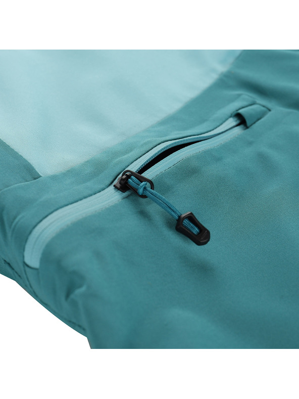 ALPINE PRO Dámska nepremokavá bunda s ptx membránou ALPINE PRO ZARRA aqua sea