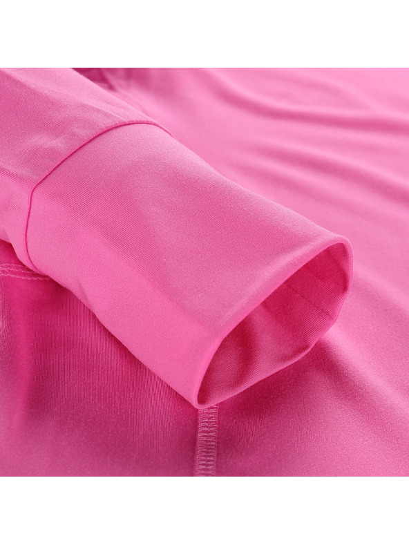 ALPINE PRO Dámska funkčná mikina s reflexnými prvkami ALPINE PRO IZARA neon pink