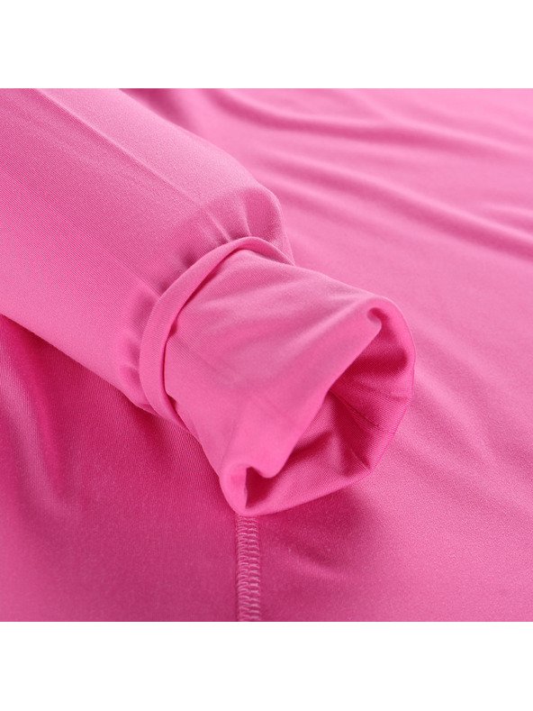 ALPINE PRO Dámska funkčná mikina s reflexnými prvkami ALPINE PRO IZARA neon pink