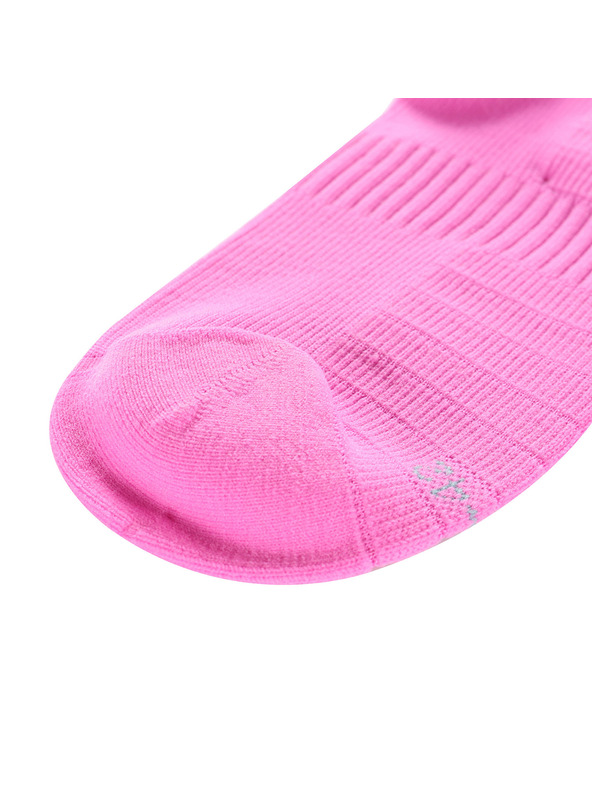 ALPINE PRO Ponožky s antibakteriálnou úpravou ALPINE PRO REDOVICO 2 neon pink