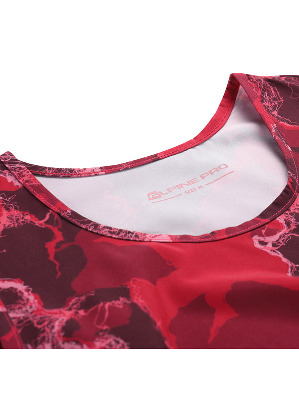 ALPINE PRO Dámske rýchloschnúce šaty s cool dry ALPINE PRO COLEENA 2 anemone varianta pe