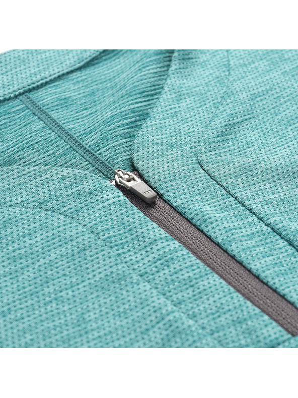 ALPINE PRO Dámsky rýchloschnúci cyklistický dres ALPINE PRO GERETA 2 aqua sea