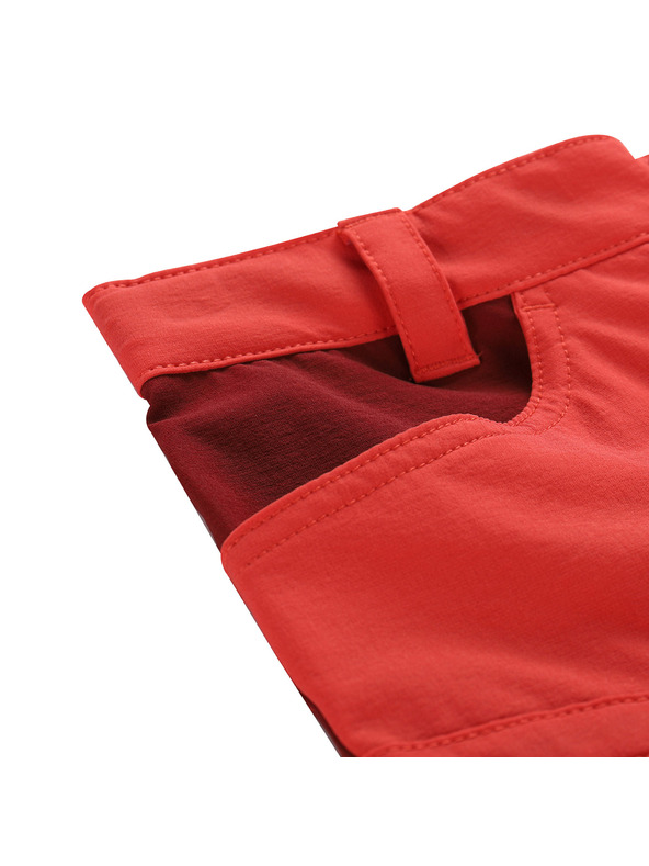 ALPINE PRO Detské softshellové nohavice ALPINE PRO AKANO cayenne