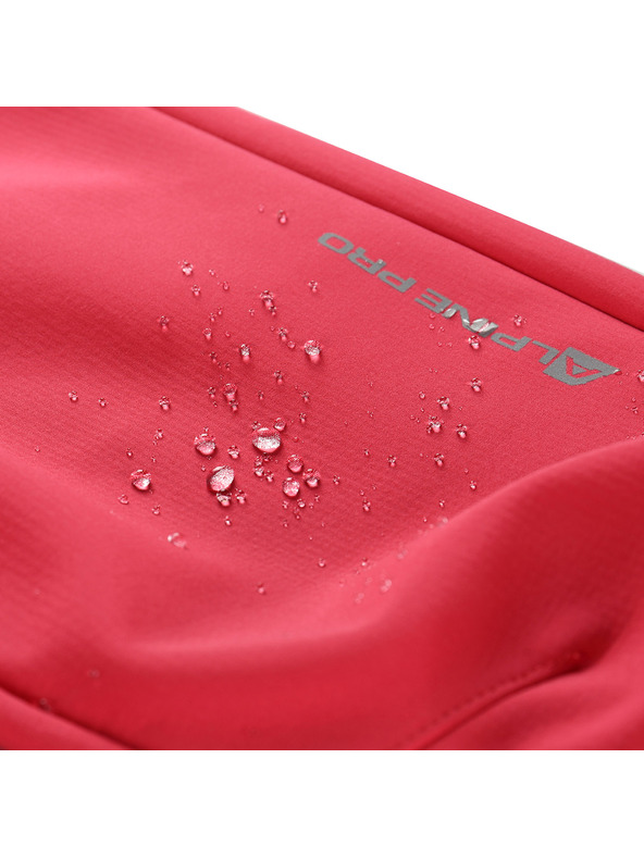 ALPINE PRO Detské softshellové nohavice ALPINE PRO ZORTO raspberry