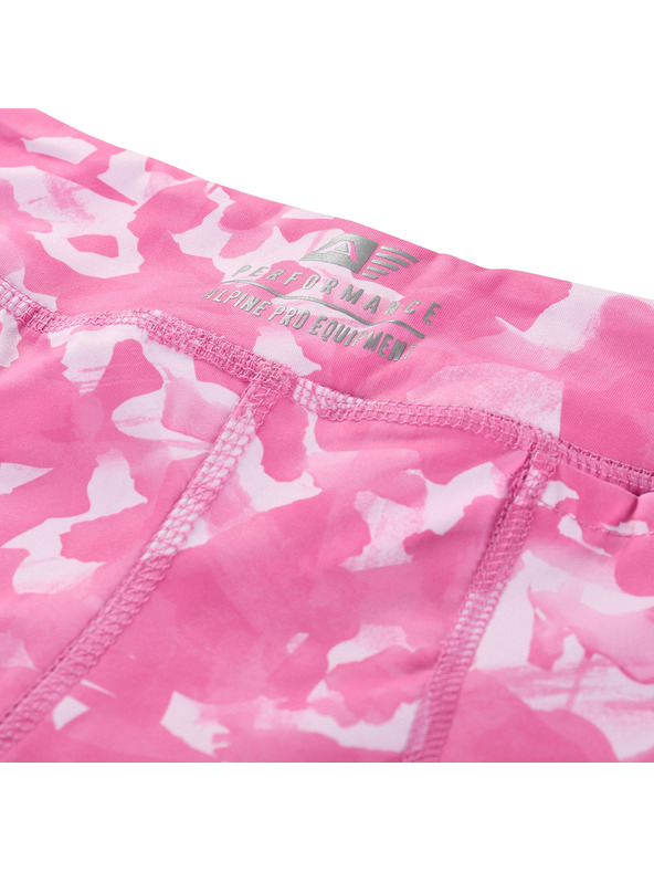 ALPINE PRO Detské rýchloschnúce legíny ALPINE PRO MARDO neon pink varianta pb