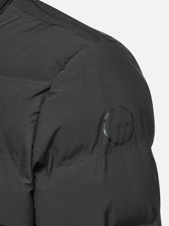 Geox Čierna pánska bunda Geox Spherica