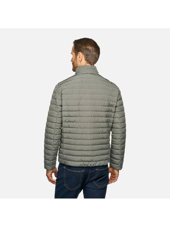 Geox Khaki pánska páperová bunda Geox Warrens