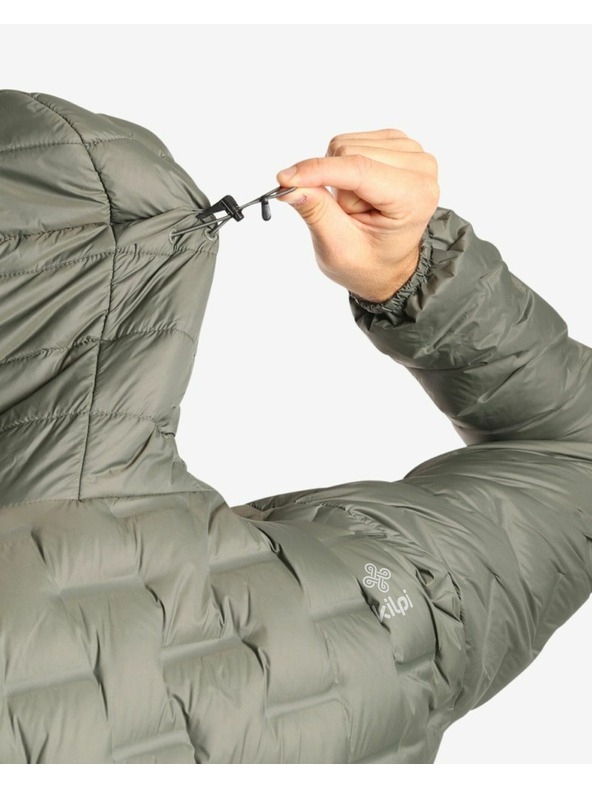 Kilpi Pánska páperová bunda Kilpi ALBERT-M Tmavozelená