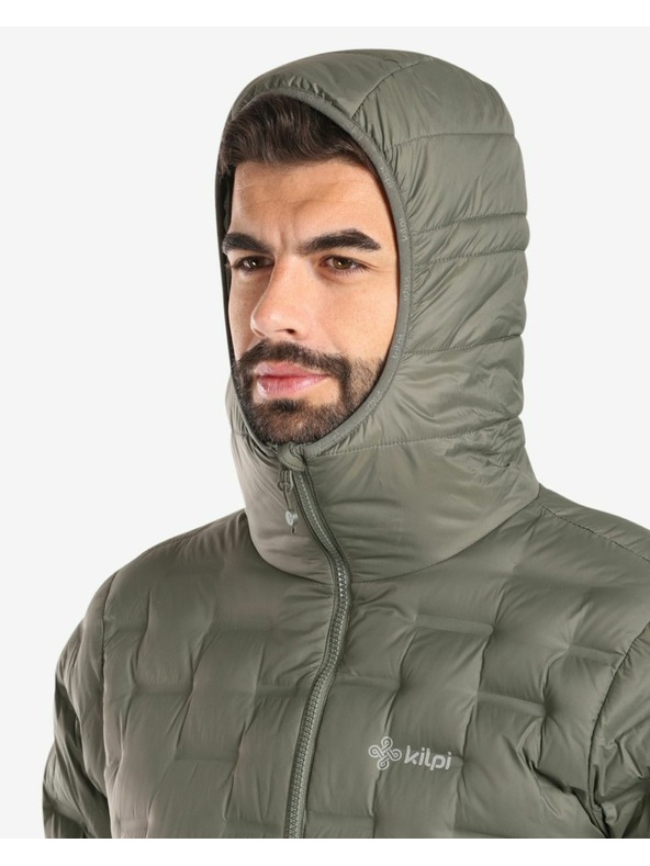 Kilpi Pánska páperová bunda Kilpi ALBERT-M Tmavozelená