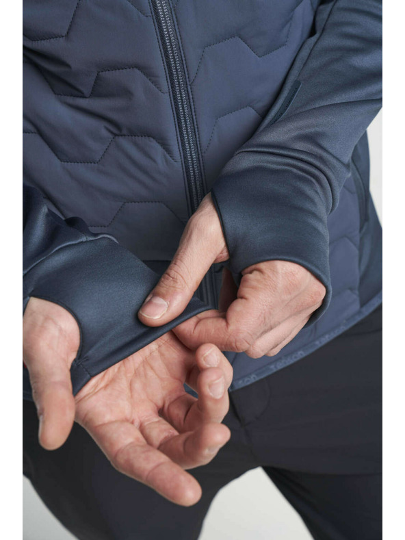 Tenson Pánska hybridná bunda Tenson Txlite Hybrid Zip M tmavomodrá