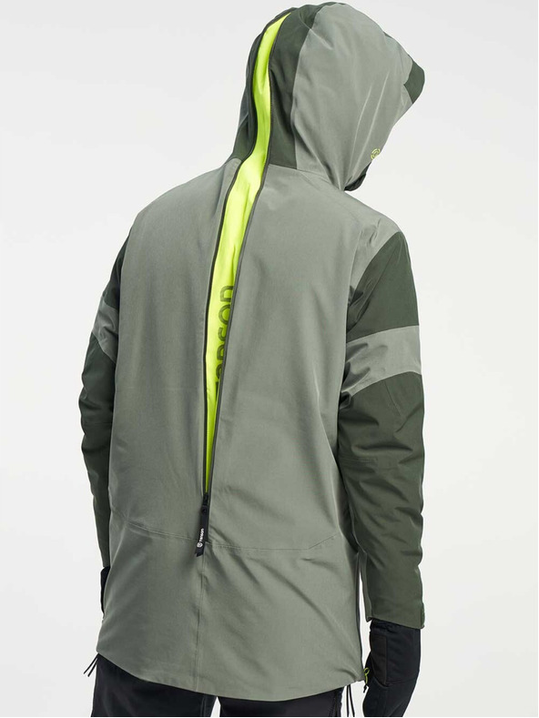Tenson Pánska lyžiarska bunda TENSON Aerismo JackoRak M sivozelená