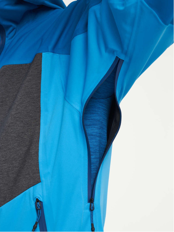 Tenson Pánska skialpinistická softshellová bunda TENSON Touring Softshell M tyrkysová