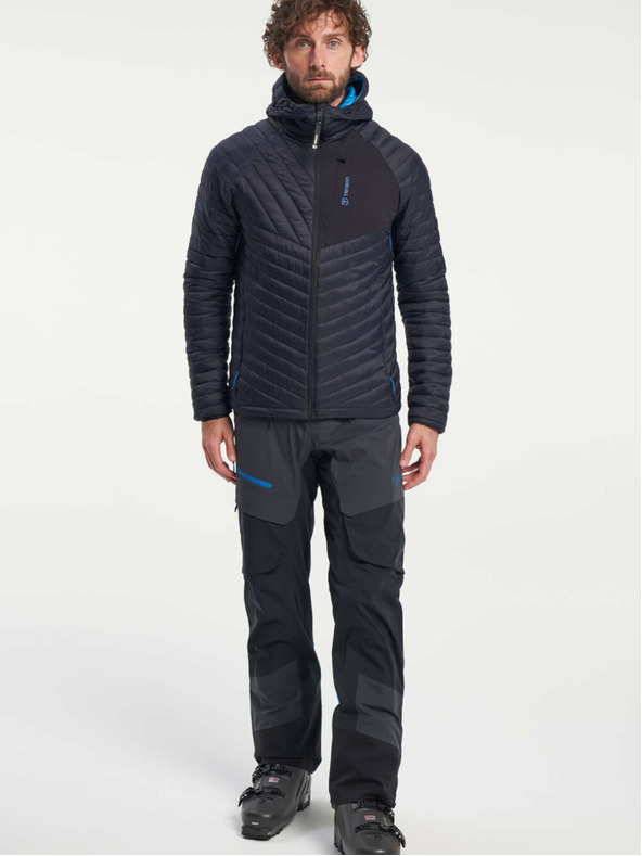 Tenson Pánska skialpinistická zateplená bunda TENSON Touring Puffer Jacket M tmavosivá