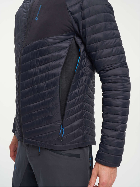 Tenson Pánska skialpinistická zateplená bunda TENSON Touring Puffer Jacket M tmavosivá