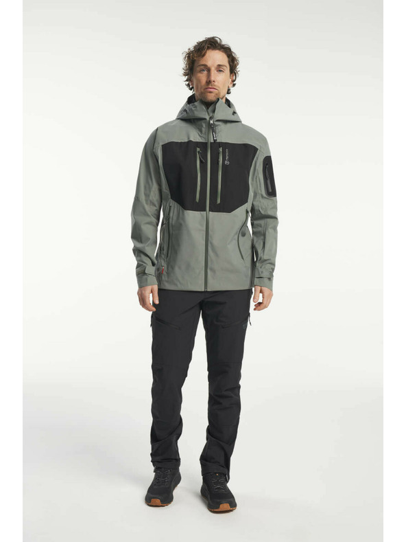 Tenson Pánska Outdoorová Bunda TENSON TXlite Shell Jacket M Sivozelená