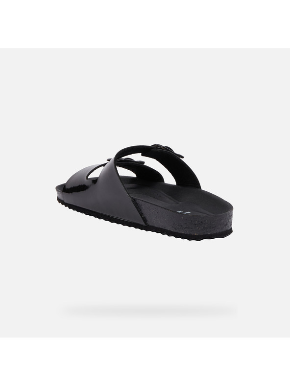 Geox Čierne dámske šľapky Geox Brionia R