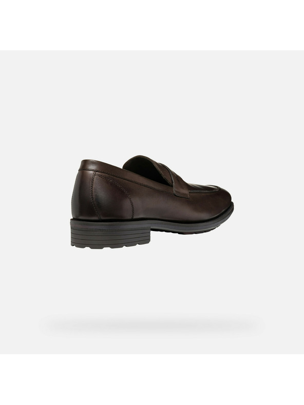 Geox Tmavohnedé pánske mokasíny Geox Walk Pleasure F