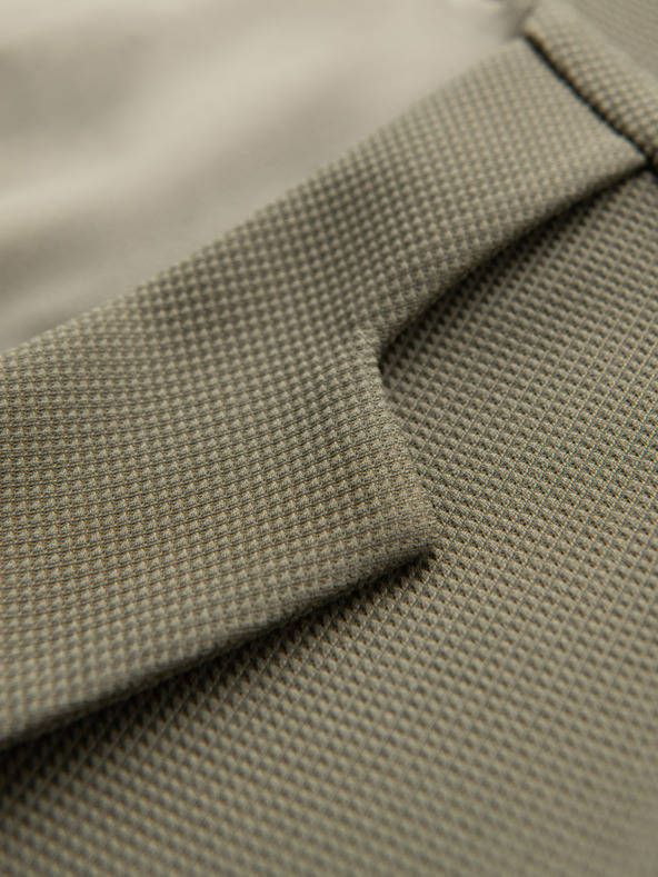 Ombre Clothing Pánska štruktúrovaná pletená vesta na mieru s chlopňami Ombre Clothing