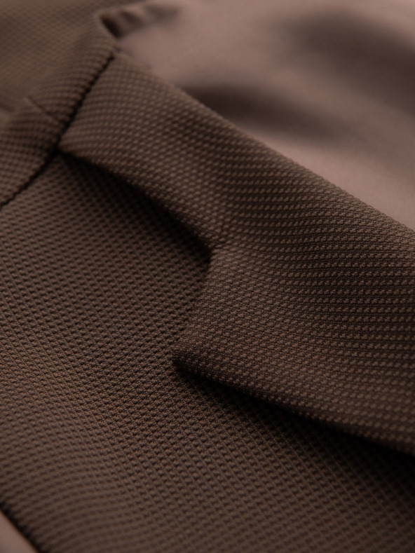 Ombre Clothing Pánska štruktúrovaná pletená vesta na mieru s chlopňami Ombre Clothing