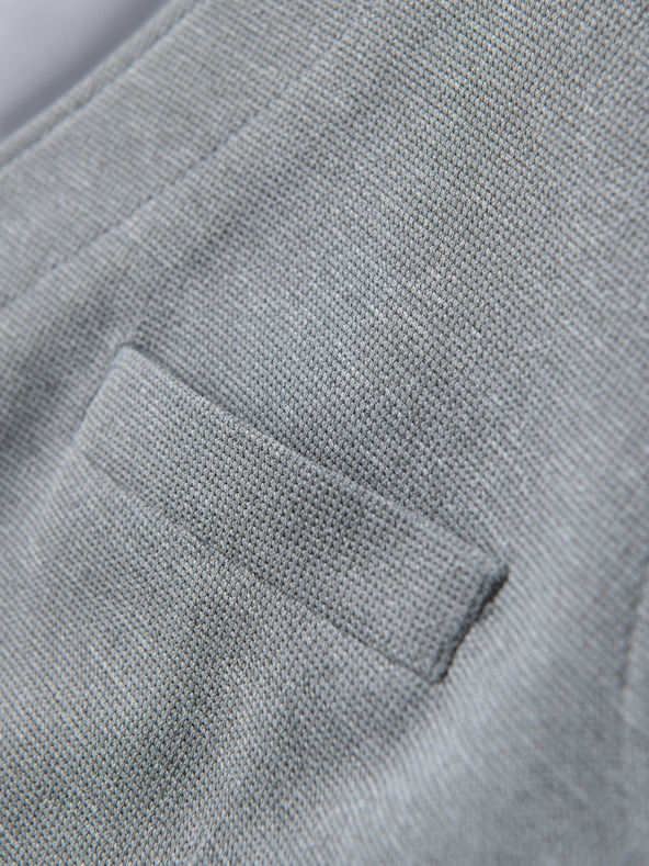 Ombre Clothing Pánska štruktúrovaná vesta na mieru s vreckami Ombre Clothing