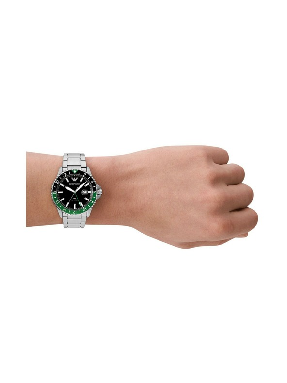 Emporio Armani Pánske okrúhle hodinky Emporio Armani WORLD EXPLORER AR11589