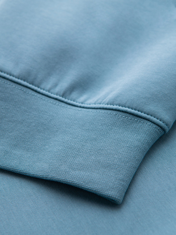 Ombre Clothing Pánske tepláky so žebrovanými manžetami a ozdobným zipsom Ombre Clothing