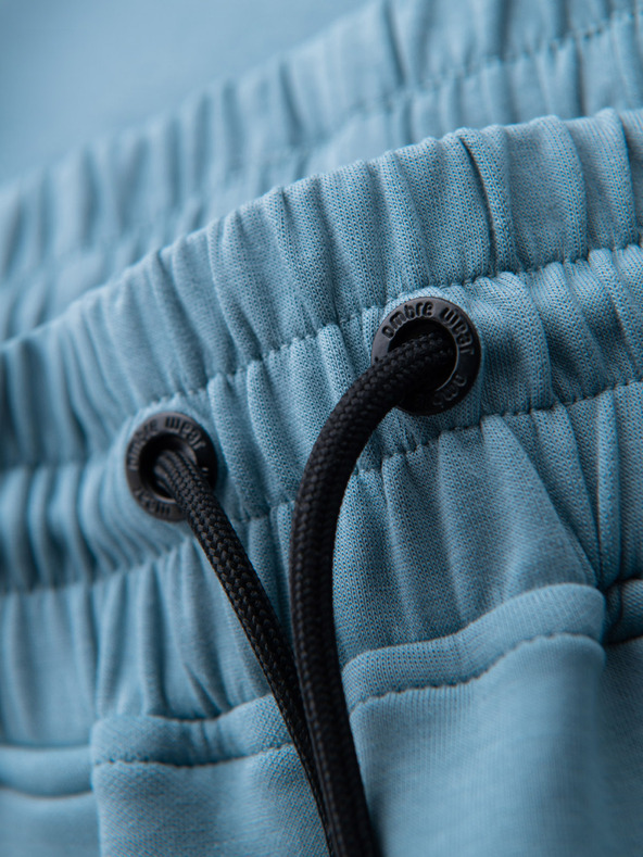 Ombre Clothing Pánske tepláky so žebrovanými manžetami a ozdobným zipsom Ombre Clothing