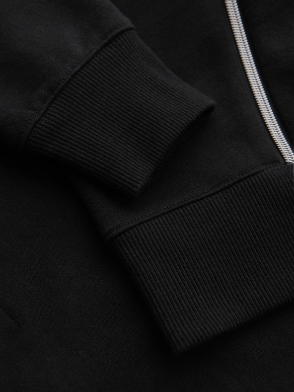 Ombre Clothing Praná pánska mikina s ozdobným prešitím pri výstrihu Ombre Clothing