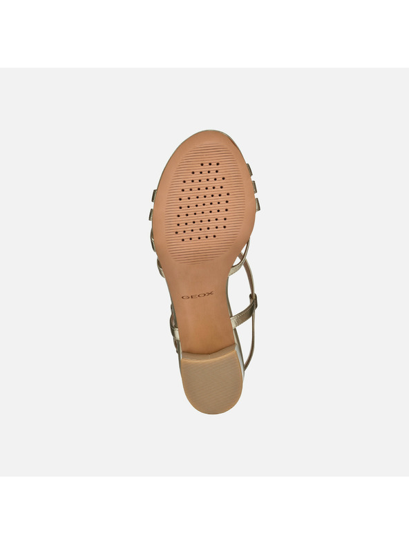 Geox Zlaté dámske sandále Geox Virnilisa 65 S