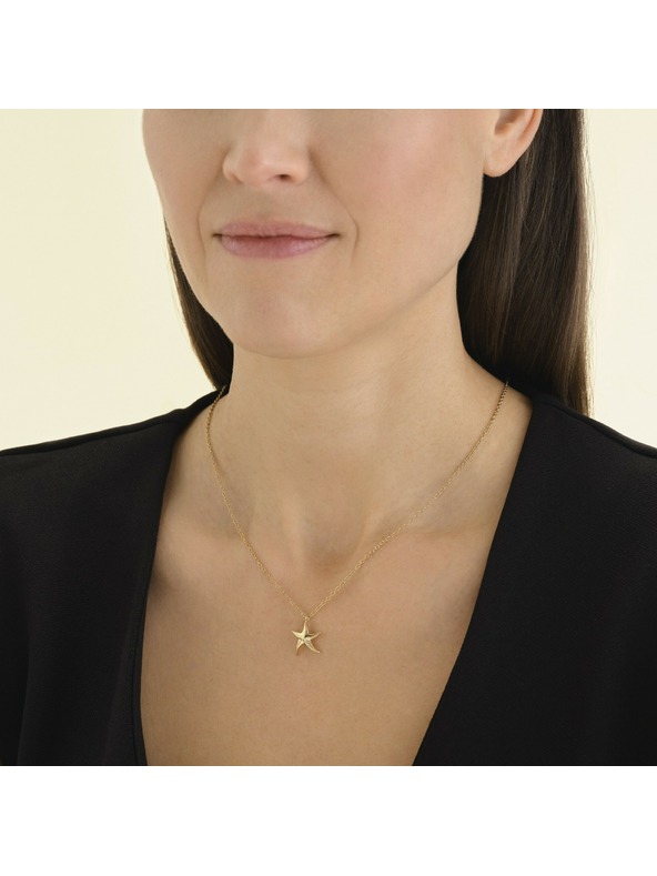 Rosefield Dámsky pozlátený náhrdelník Rosefield JNSNG-J830