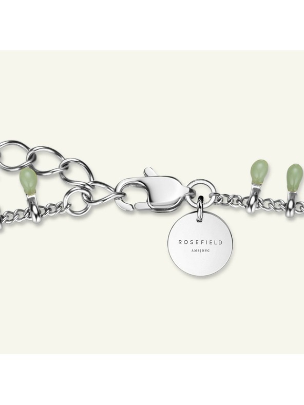 Rosefield Rosefield náhrdelník striebornej farby Drop Chain JNDCS-J681