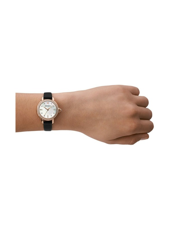 Emporio Armani Dámske guľaté hodinky Emporio Armani Mia AR11598
