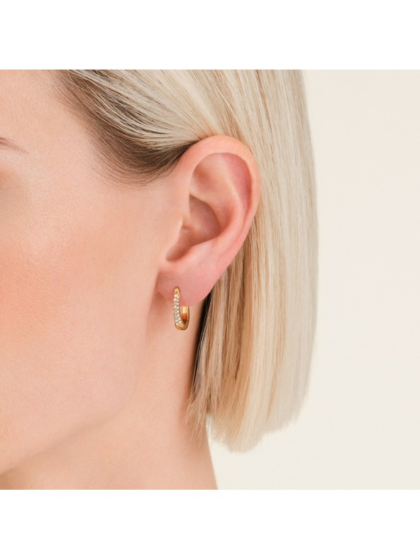 Rosefield Rosefield dámske náušnice pozlátené JECHG-J1027